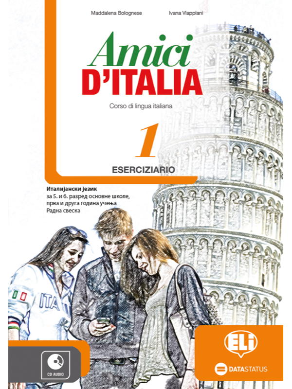 9788674785287 Amici d'Italia 1 - radna sveska za 5. i 6. razred - Slika 1