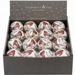 Thornback & Peel - Novogodišnj iukras za jelku kugla Holly & Robin - kutijica iznenadjenja za bombonice ili čokoladice