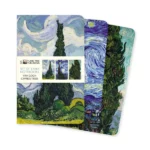 Vincent Van Gogh: Cypresses Set of 3 Mini Notebooks